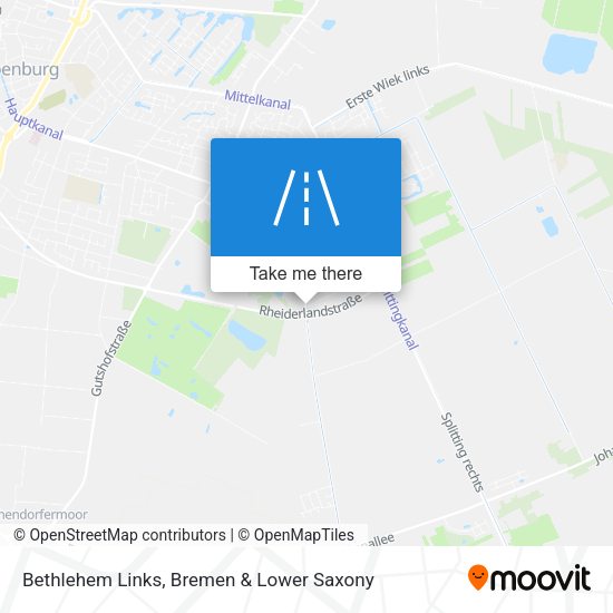 Bethlehem Links map