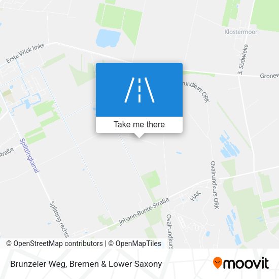 Brunzeler Weg map