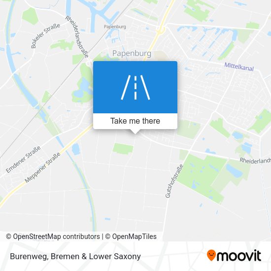 Burenweg map