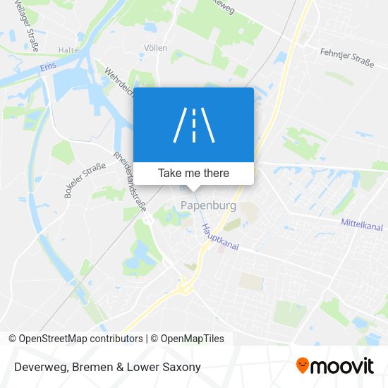 Deverweg map