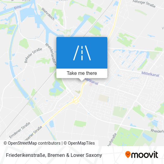 Friederikenstraße map