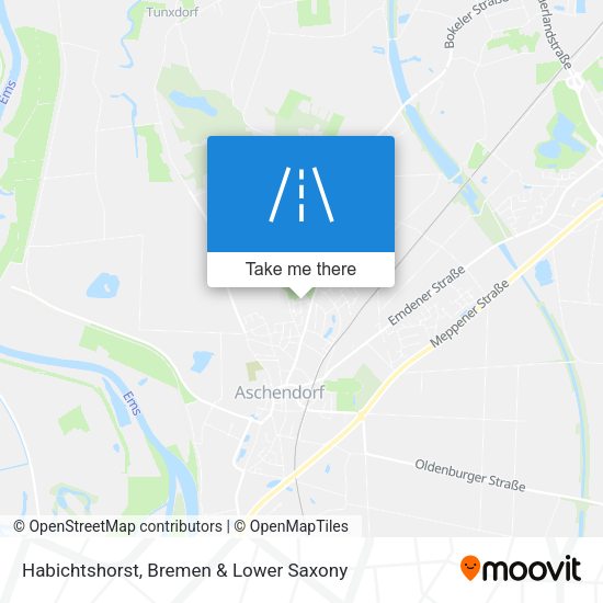 Habichtshorst map