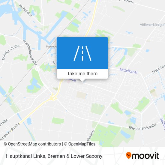 Hauptkanal Links map