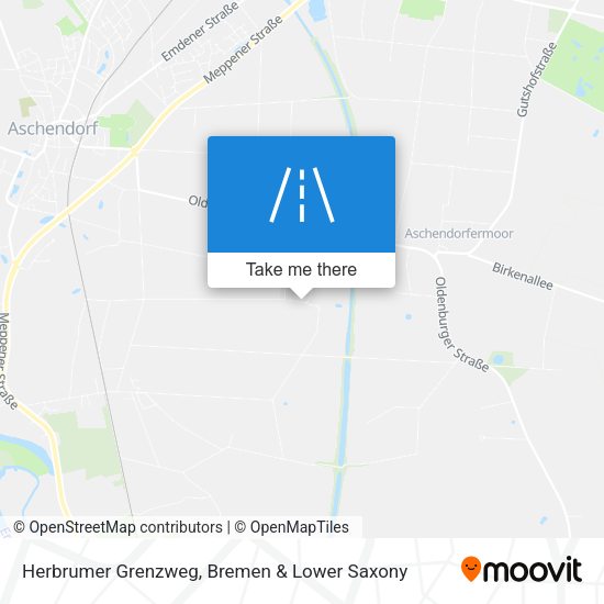 Herbrumer Grenzweg map