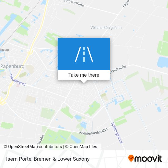 Isern Porte map