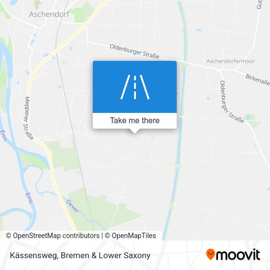 Kässensweg map
