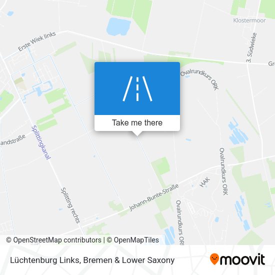 Lüchtenburg Links map
