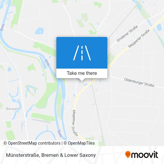 Münsterstraße map