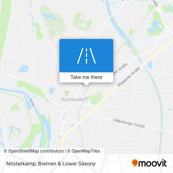 Nösterkamp map