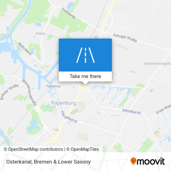 Osterkanal map