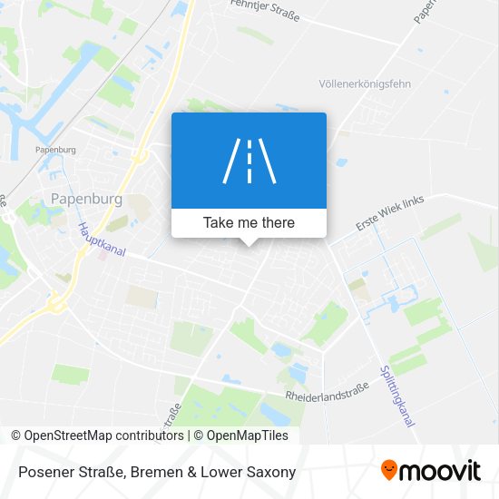 Posener Straße map