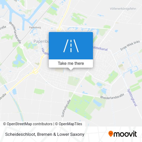 Scheideschloot map