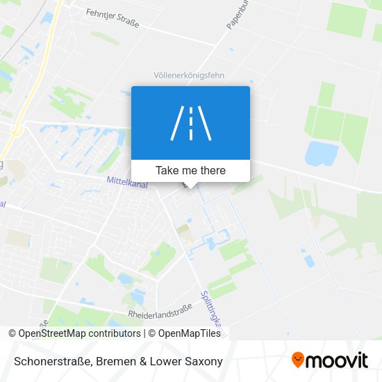 Schonerstraße map