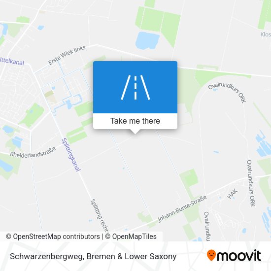 Schwarzenbergweg map