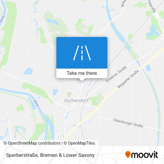 Sperberstraße map