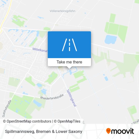 Spillmannsweg map