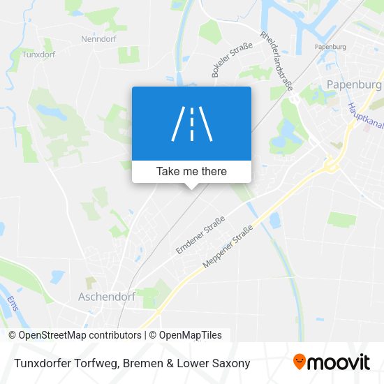 Tunxdorfer Torfweg map