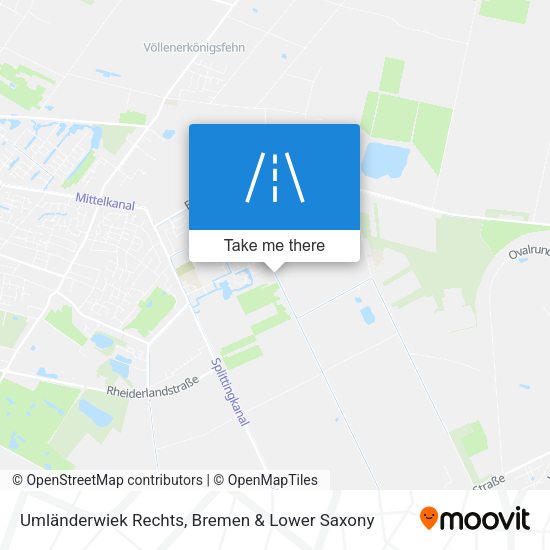 Umländerwiek Rechts map