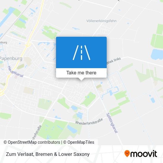 Zum Verlaat map