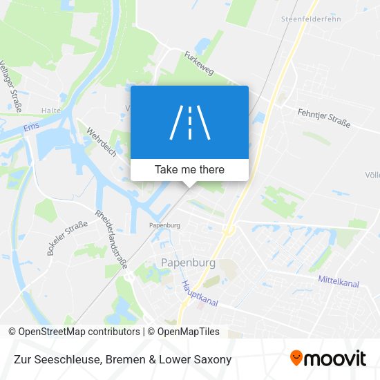 Zur Seeschleuse map