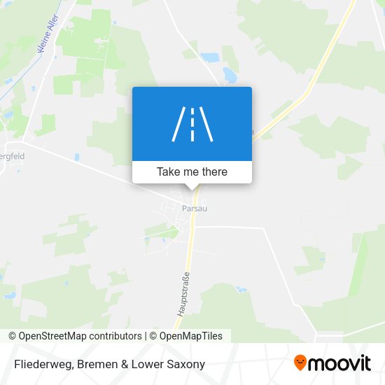 Fliederweg map
