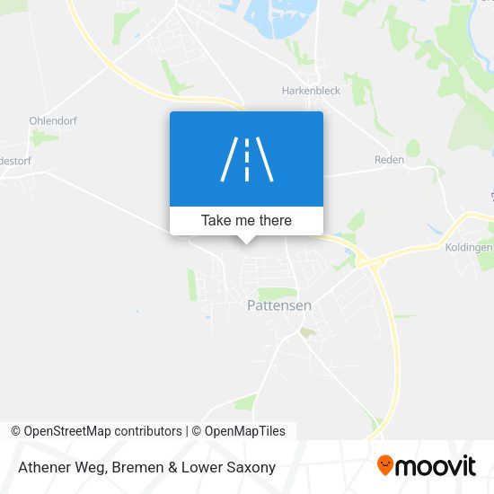 Athener Weg map