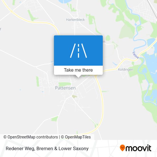 Redener Weg map