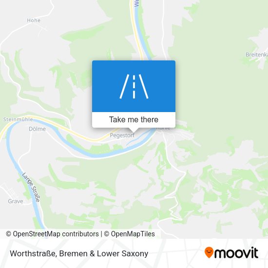 Worthstraße map