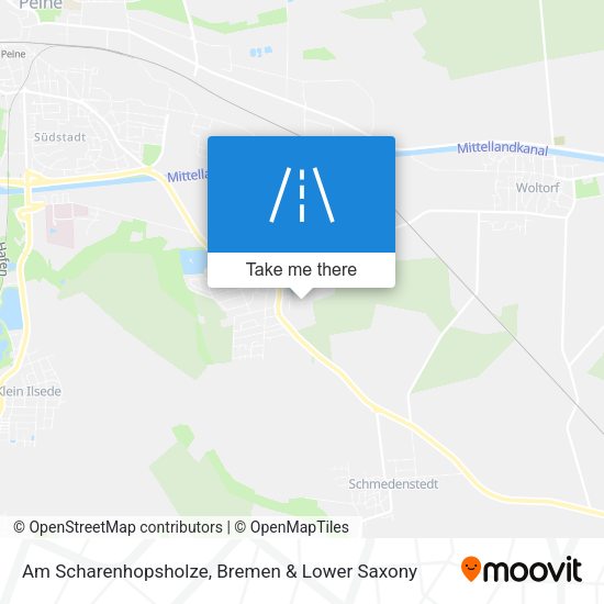 Am Scharenhopsholze map
