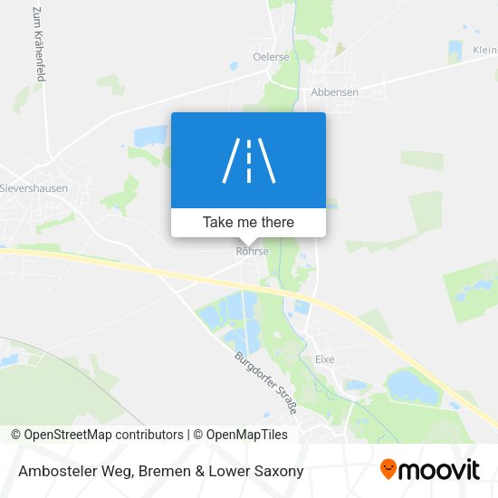 Ambosteler Weg map