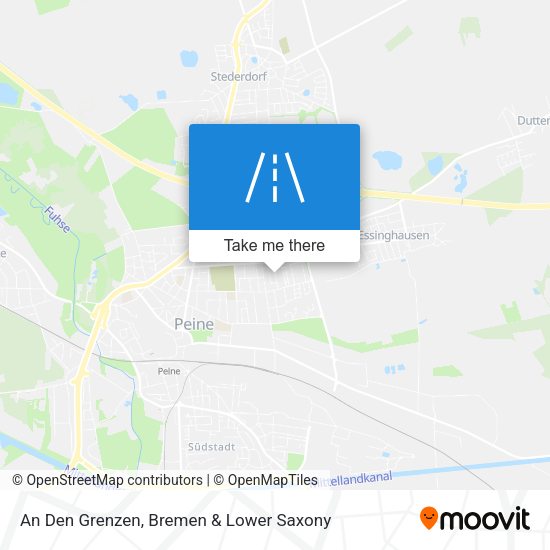 An Den Grenzen map