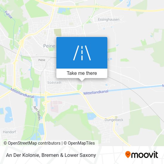 An Der Kolonie map