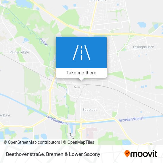 Beethovenstraße map