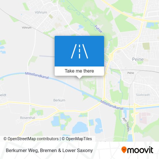 Berkumer Weg map