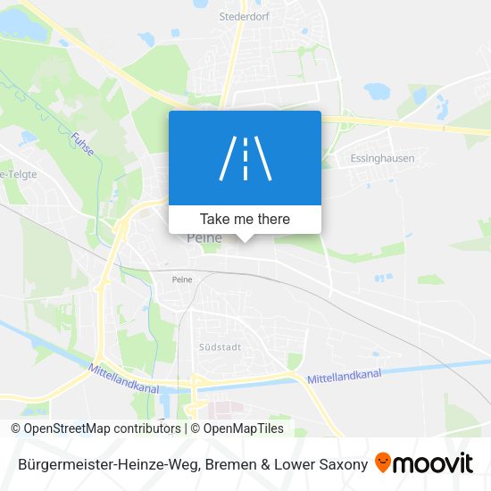 Bürgermeister-Heinze-Weg map