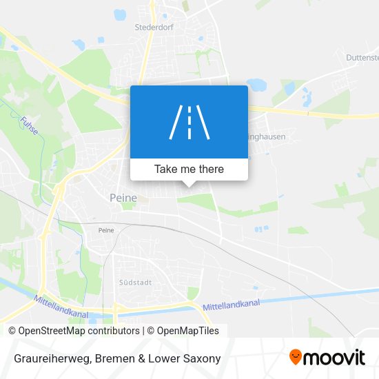Graureiherweg map