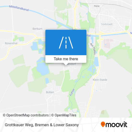 Grottkauer Weg map