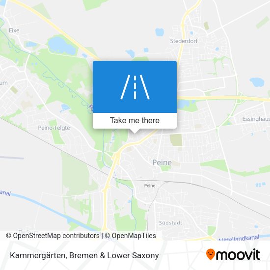 Kammergärten map