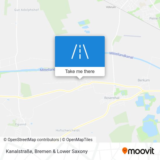 Kanalstraße map