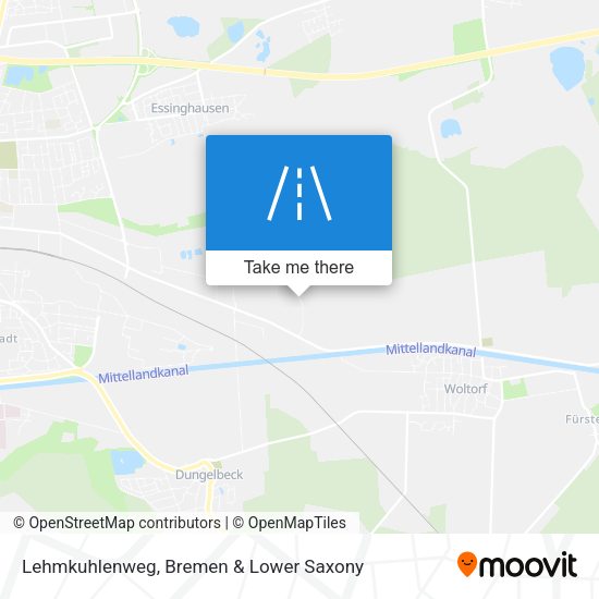 Lehmkuhlenweg map
