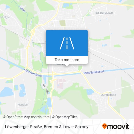 Löwenberger Straße map