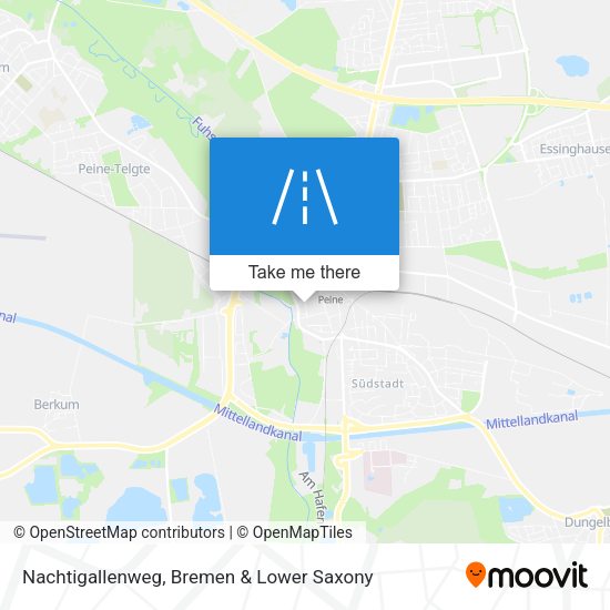 Nachtigallenweg map