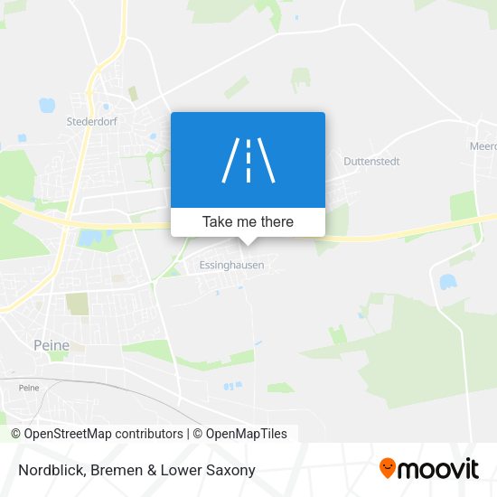 Nordblick map