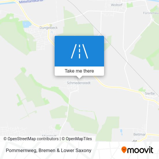 Pommernweg map