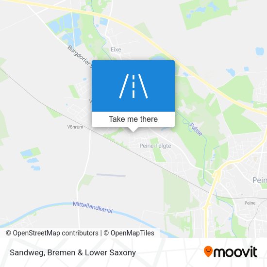 Sandweg map