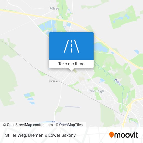 Stiller Weg map
