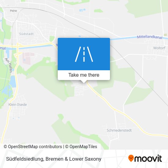 Südfeldsiedlung map