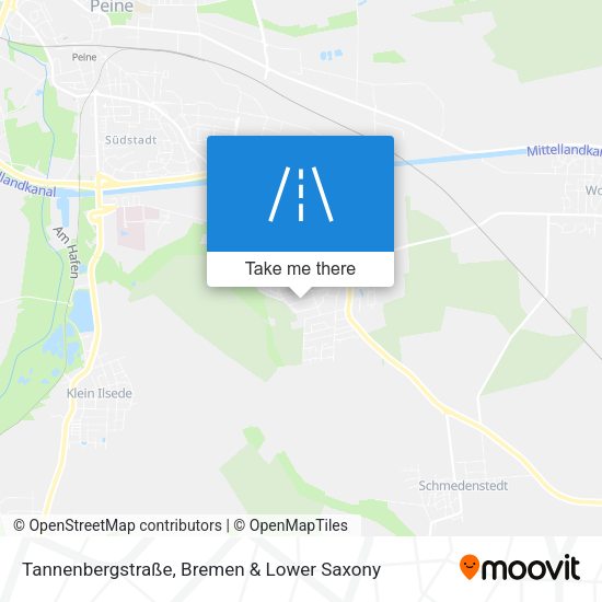 Tannenbergstraße map
