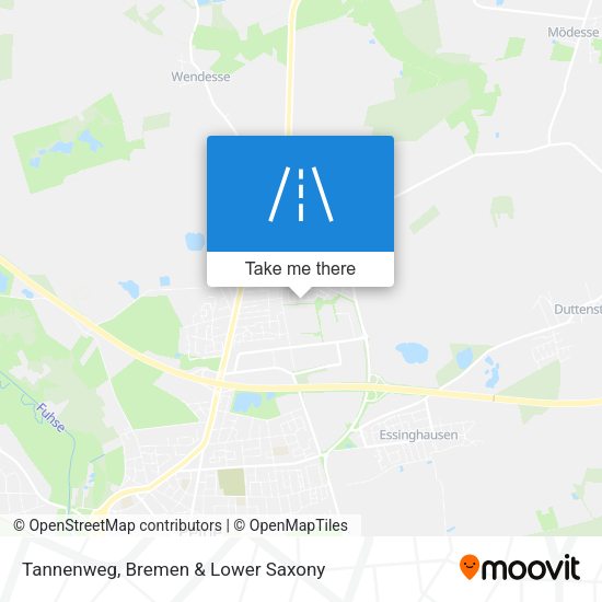 Tannenweg map
