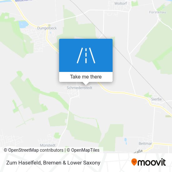 Zum Haselfeld map